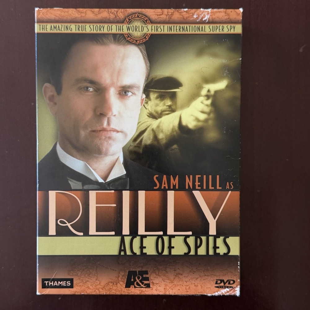 Reilly Ace of Spies DVD 4 Disc Set Sam Neill A&E Thames Complete 12 Episodes